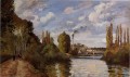 Riberas de los ríos en Pontoise 1872 Camille Pissarro